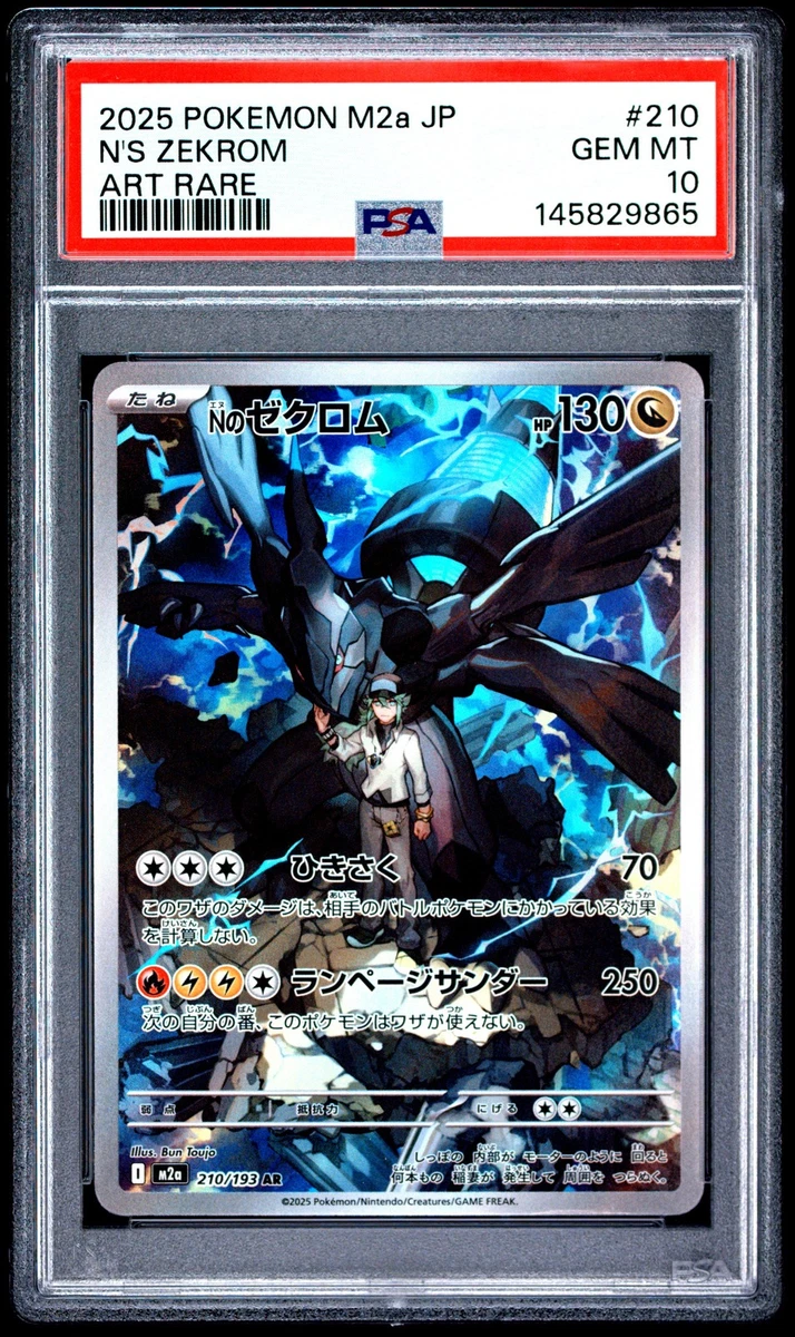 Zekrom Pokémon TCG Professional Sports Authenticator (PSA