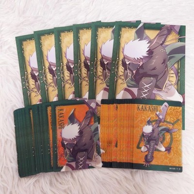Naruto Aurora Art Collection Kakashi Postcard Set 18 Art Cards 7 Cards Unused