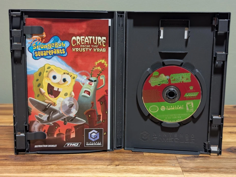 SpongeBob SquarePants: Creature from the Krusty Krab (GameCube, 2006) CIB Tested - Image 3 of 4