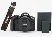 Canon EOS R50 Mirrorless Camera with 18-45mm Lens (Black) 24.2MP, 1000 Shutter