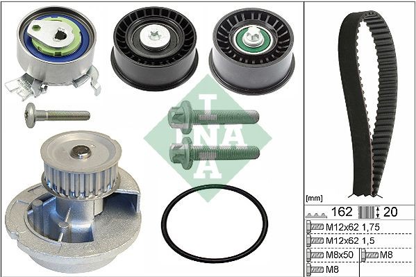Wasserpumpe Zahnriemensatz FüR Opel Astra G Cabrio T98 Caravan CC 1.8 98-15-image