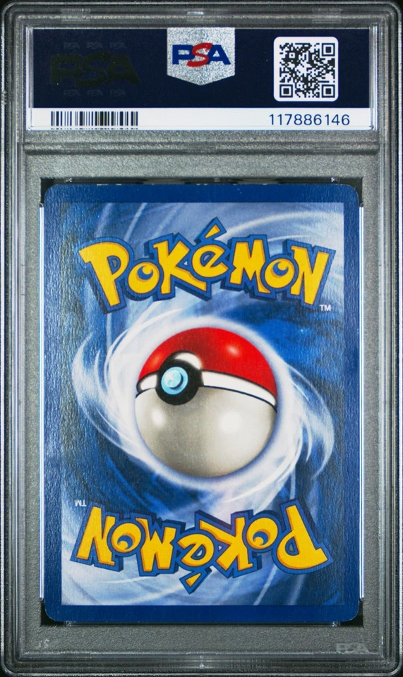 PSA 5 Pokemon Alakazam 1/102 WotC Base Set Shadowless Unlimited Holo Rare - Image 2 of 2