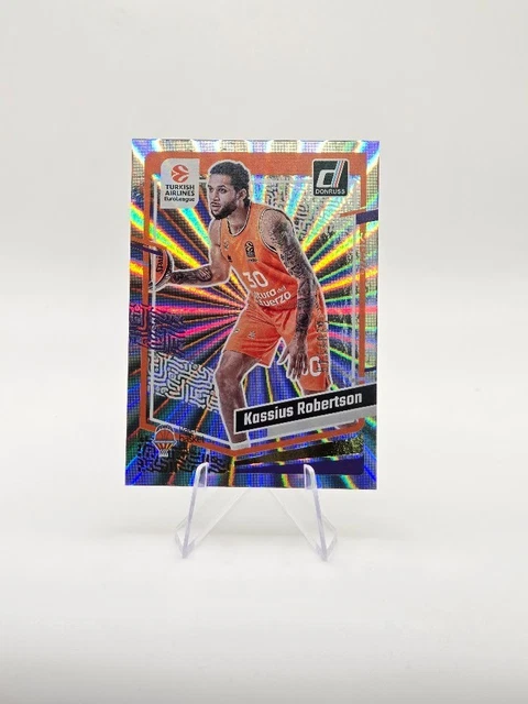 Kassius Robertson 2023-24 Panini Donruss Euroleague Silver Laser SP /149 #33