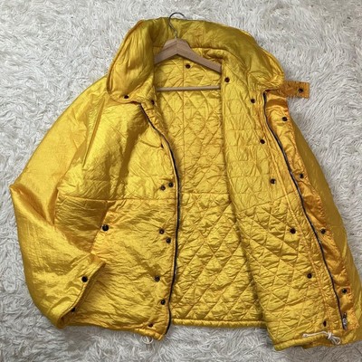 Stone Island Down Jacket Padded Yellow Size L Vintage CP Company Outerwear Men s
