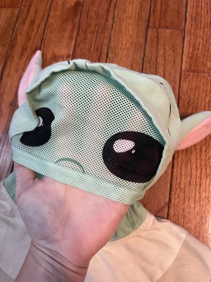 XL Baby Yoda Star Wars Sudadera con Capucha - Disfraz de Halloween Fácil Foto 3 de 4