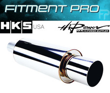 Hks 3203-ex023 Hi-power Universal Muffler Exhaust 60mm 2.25 Pipe Jdm Japan Hks 3203-ex023 Hi-power Universal Muffler Exhaust 60mm 2.25 Pipe Jdm Japan