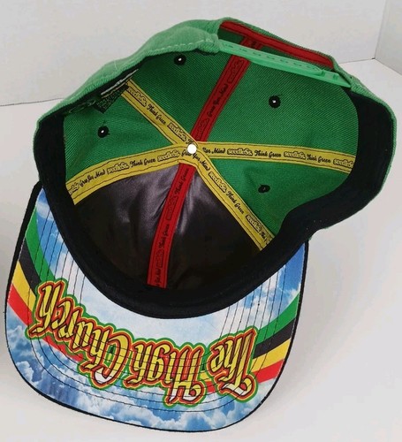 Seedless Collab X Edition The High Church Snapback Hat Black Green Yellow - Picture 13 of 19