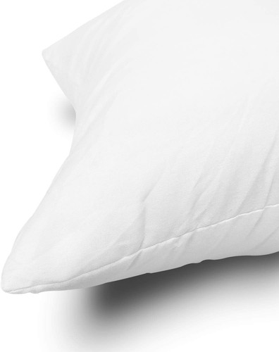 18X18 Inch White Pillow Insert Medium Support Microfiber Polyester Filler - Picture 7 of 8