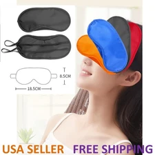  Eye Mask Beauty Sleep Satin Light Blocker Sensual Blindfold Day Night Relaxing