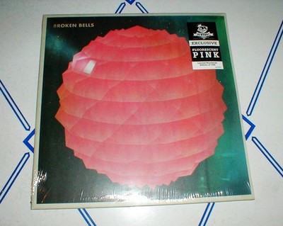 BROKEN BELLS 2015 self-titled LP Newbury NUMBERED + FLUORESCENT PINK SEALED NM