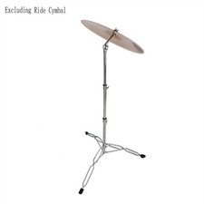 Straight Cymbal Stand Drum Hardware Percussion Mount Holder Gear Set Silver