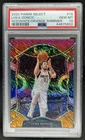 2020-21 Panini Select Luka Doncic Red White Orange Shimmer Concourse #15 PSA 10