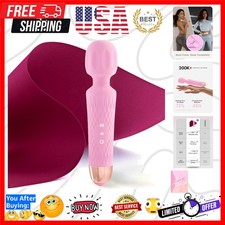Massage Wand Handheld Cordless Massager - 4 Hour Running Time - Memory Featur...