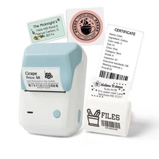 LMASBLTER B1 Label Maker 2 Inch Bluetooth Thermal Label Printer for Barcode, ...
