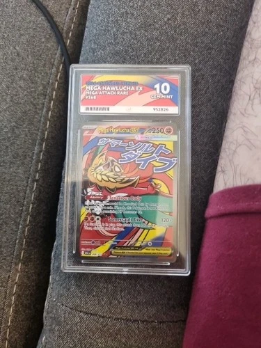 Pokémon Ascended Heroes Mega Hawlucha EX 268/217 MA ACE 10 Gem Mint