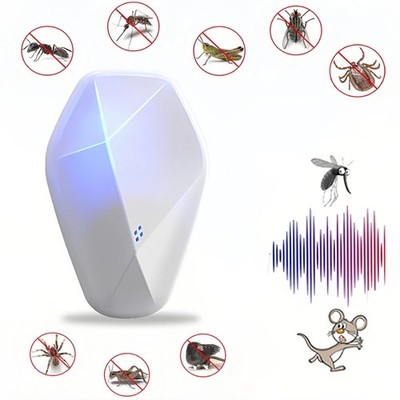 Ultrasonic Pest Electric Insect Control Device Safe Home Indoor Pest Repellent