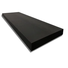 1" Thick x 36" Wide x 72" Long Charcoal High Density Foam, Charcoal Foam Idea...