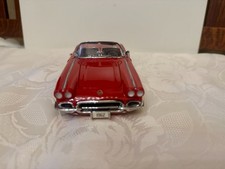 Danbury Mint 124 Diecast 1962 Chevrolet Corvette Convertible Red Danbury Mint 124 Diecast 1962 Chevrolet Corvette Convertible Red