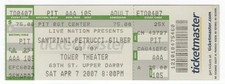 Joe Satriani John Petrucci Paul Gilbert 4/7/07 Upper Darby PA Tower Thtr Ticket!