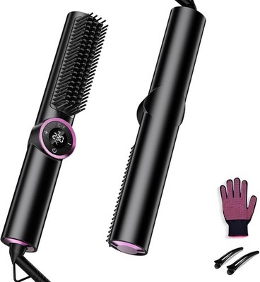 Hair Straightener Brush: Ionic Straightener with 15 Temps BRAND NEW! $135 VALUE!