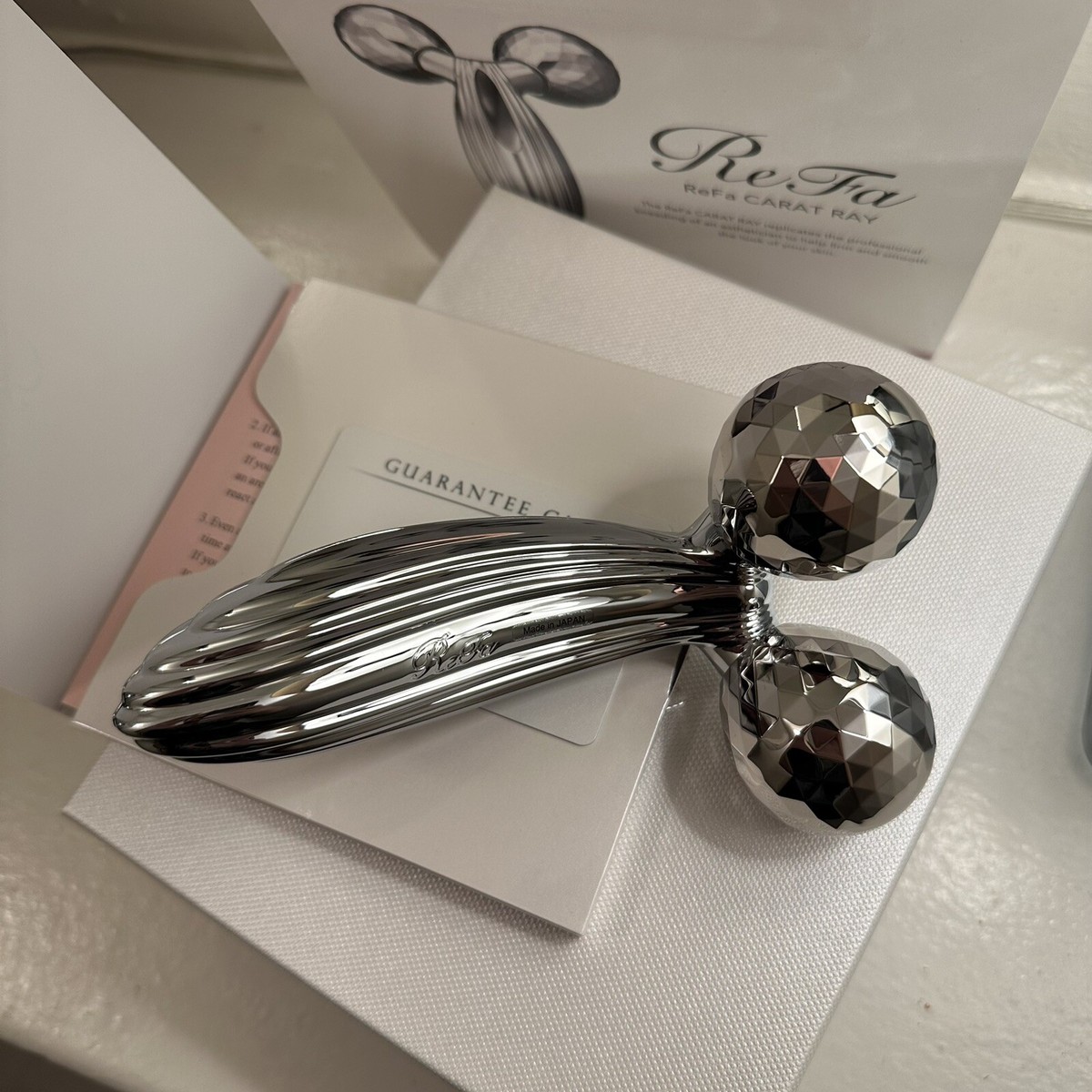 $320 MTG ReFa CARAT RAY RF-PC2019B Face & Body Microcurrent Roller