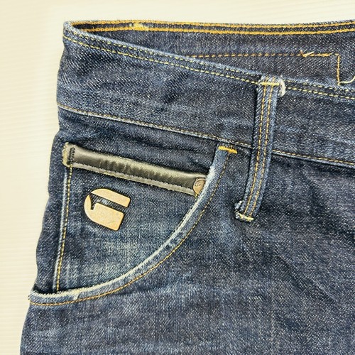 G-Star Raw 3301 Riley Loose Tapered Men's Denim Jeans Size 31 Blue Button Fly - Foto 9 di 15