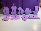 Vintage Wilton Easter Plastic Cookie Cutter Lot Basket Bunny Chick Lamb REDUCED!