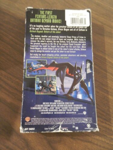RARE PAPER SLEEVE SLIP COVER BATMAN BEYOND RETURN OF THE JOKER VHS EX-RENTAL 200 - Picture 2 of 2