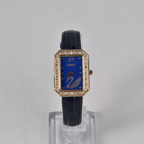 New diamond studded square women's watch belt watch, fashionable casual watch