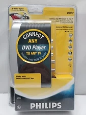 Philips Rf Modulator Video Converter S-Video Input New