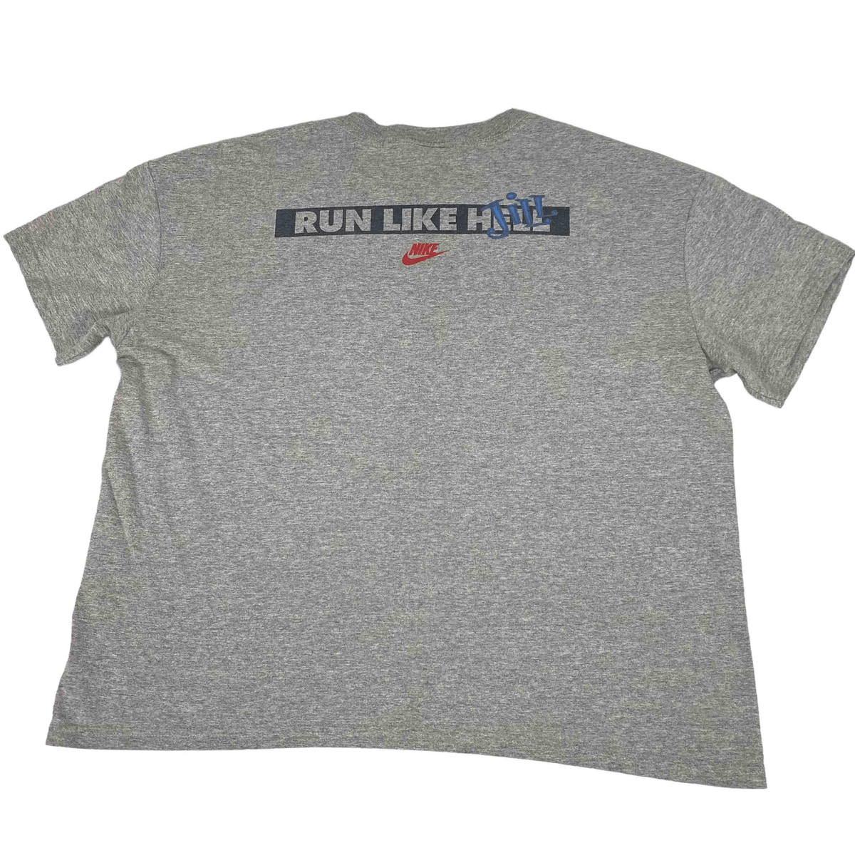 90s NIKE game T-shirt UK製 Vintage 90s Nike T-Shirt Run Like Jill Jack size XL Swoosh