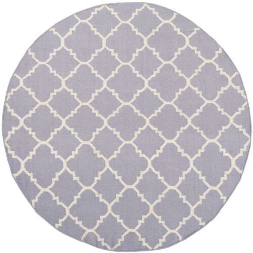 SAFAVIEH Dhurries DHU554J Handwoven Purple / Ivory Rug - Picture 4 of 19
