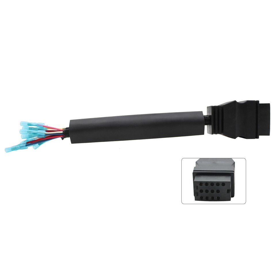 Boss Snowplow Wiring Harness (Plow Side) – 13 Pin Male Adapter With Pigtails | Fits RT3 & EXT Models