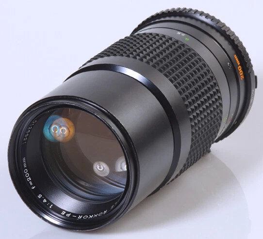 Objectif Minolta MD Tele Rokker-X Zoom 200mm F/1.4 - Livraison Gratuite