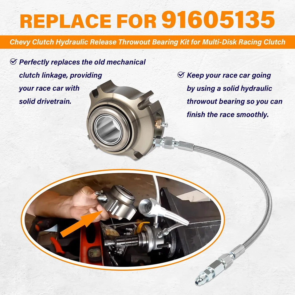 Racing Clutch Hydraulic Throwout Bearing Fits Chevy Release Bearing - Image 4 of 4