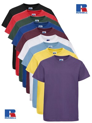 Russell Jerzees ZT180B Kinder Mädchen Jungen Cotton Kurzarm T-Shirt
