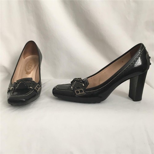 stitched Loafer Pumps Shoes 