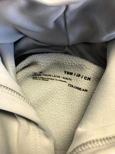 Under Armour Sweatshirt Kids Boy's Small Chest Logo Gray Casual Pullover Hoodie - Picture 4 of 6