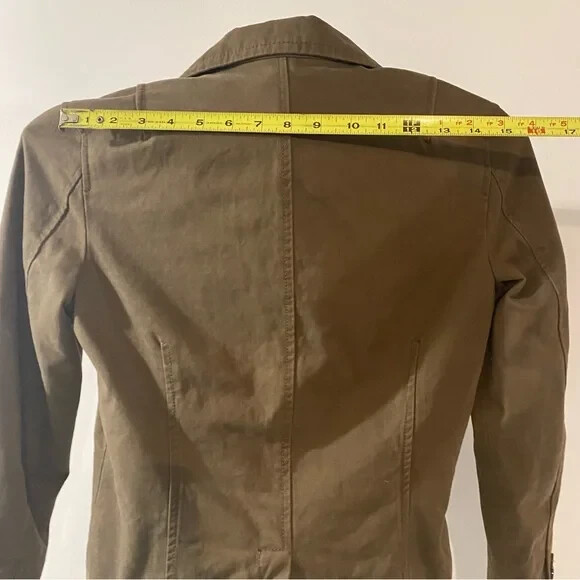 Brown GAP Velvet Fully Lined 2 Button Blazer Size… - image 3