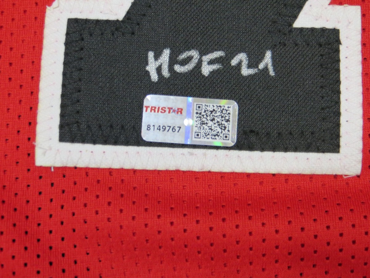 TONI KUKOC CHICAGO BULLS SIGNED SEWN PRO STYLE BASKETBALL