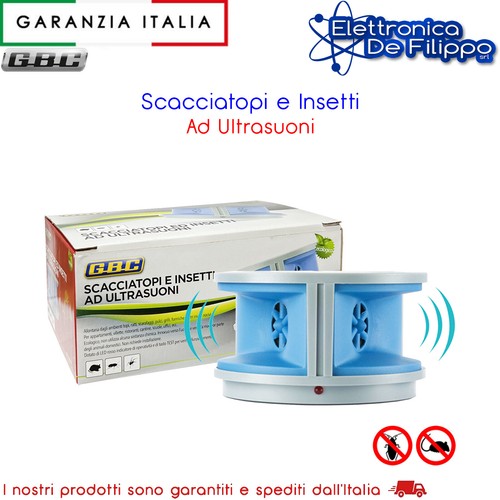 Scacciatopi disabituante Rodent Raus a ultrasuoni