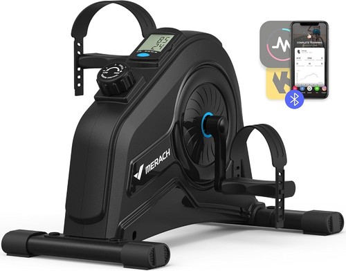 Merach Under Desk Pedal Stationary Gym Fitness Cycling Cardio Bike Weight