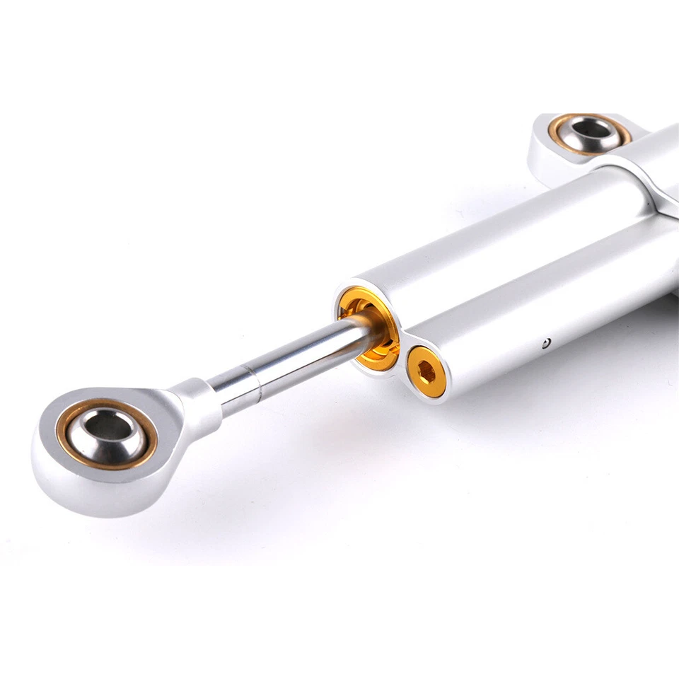 Amortiguador de dirección universal para estabilizador de dirección de motocicleta alargar CNC Foto 3 de 4