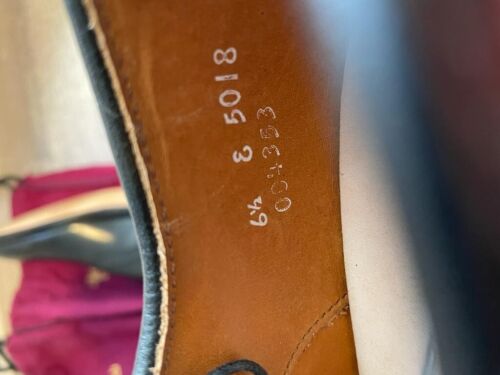 Allen Edmonds Bancroft Oxford SHELL CORDOVAN Handmade Shoes Size 6.5 US 6 UK NEW - Picture 6 of 14