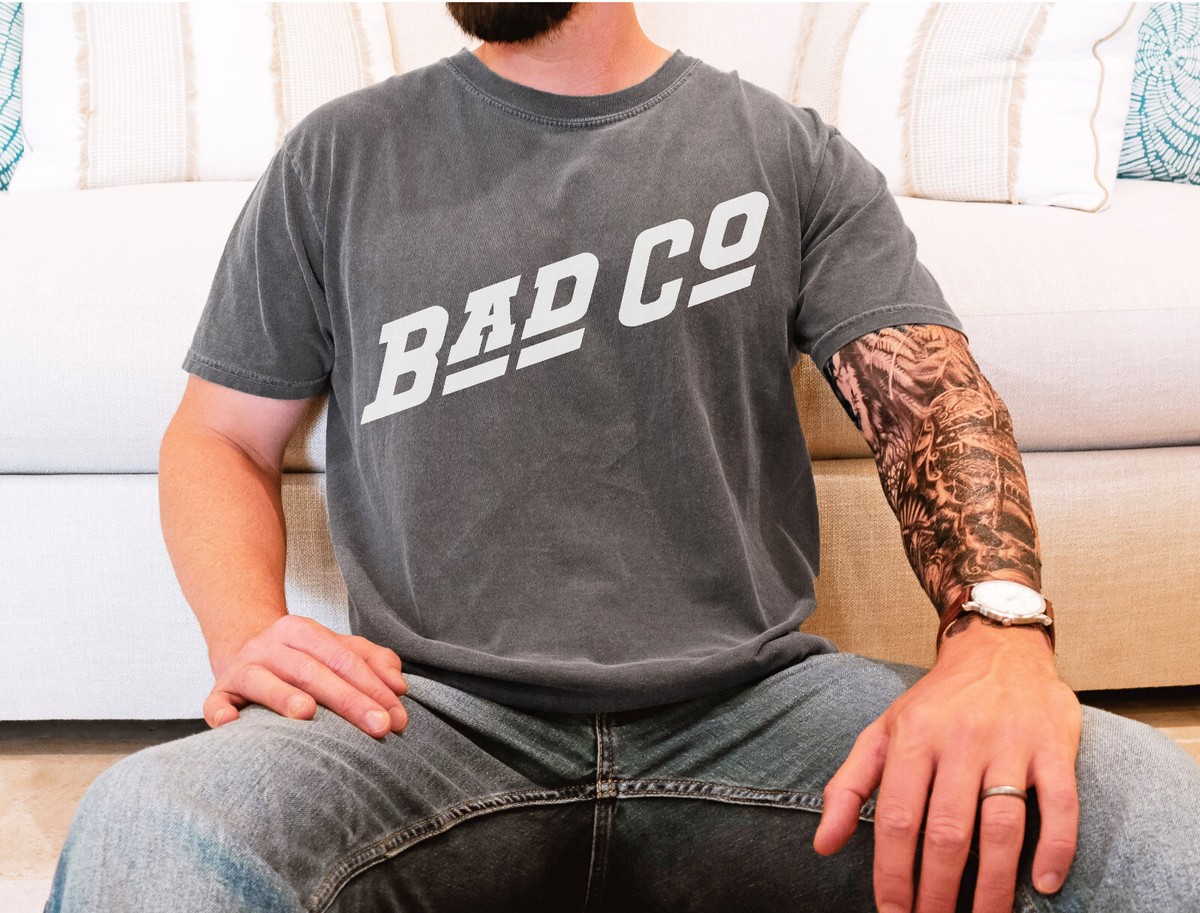 ビンテージ　Tシャツ　bad company バッドカンパニー BAD COMPANY T-Shirt 80s 90s Punk Rock Band Vintage Black