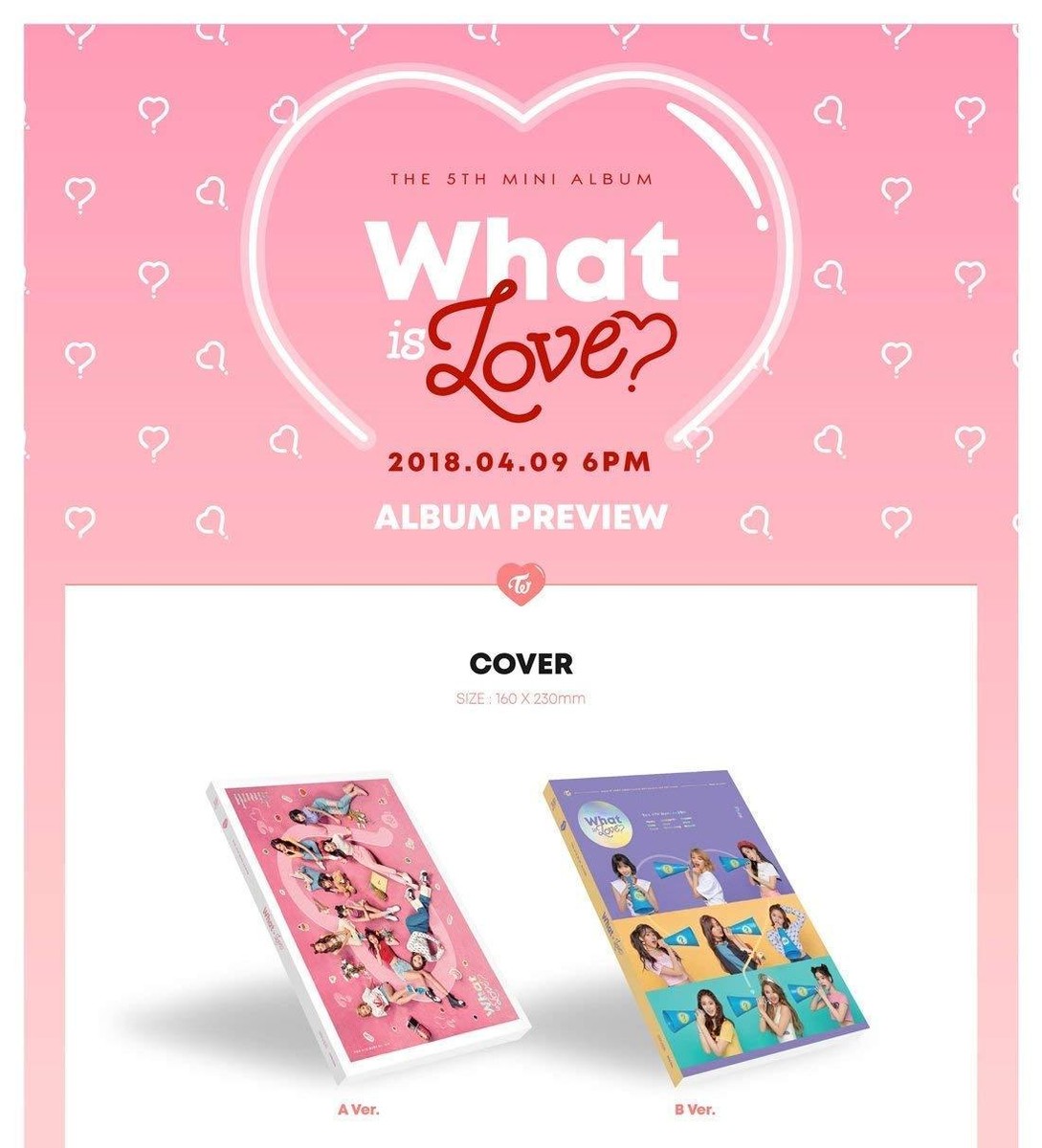 TWICE WHAT IS LOVE? (5th Mini Album) [Random ver.] CD+PhotoBook | eBay