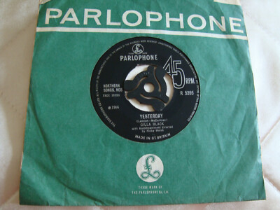 Cilla Black - Loves Just a Broken Heart / Yesterday - VINYL 7'' - Parlophon R5395
