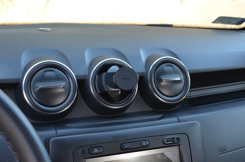 Support de Téléphone Magnétique pour Dacia Duster 2 2017+, Aérations Rondes 360° - Photo 7/9