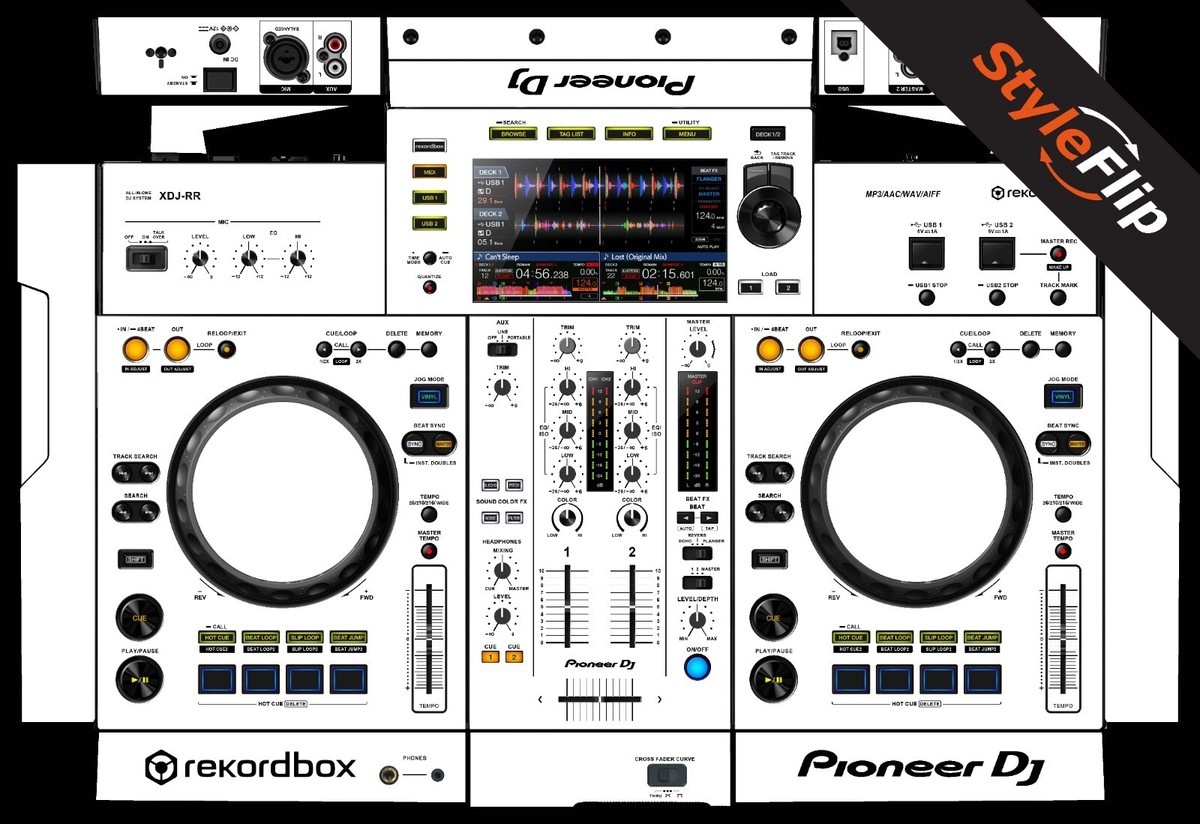 Pioneer XDJ-RR | White | Protective Decal | StyleFlip Skins