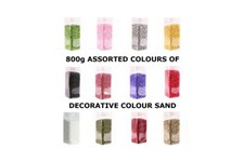 800g Decorative Coloured SAND Vase Filler Flower Pot Candle Centrepiece Wedding